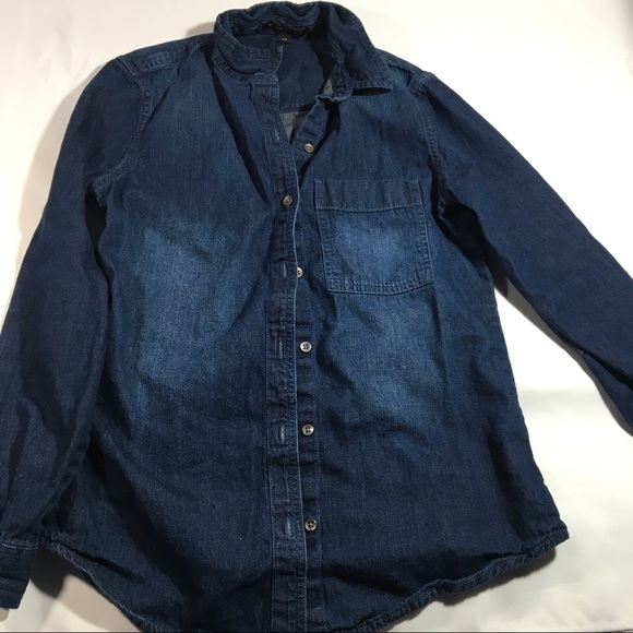 Banana Republic Denim Button Up Shirt - Picture 4 of 8